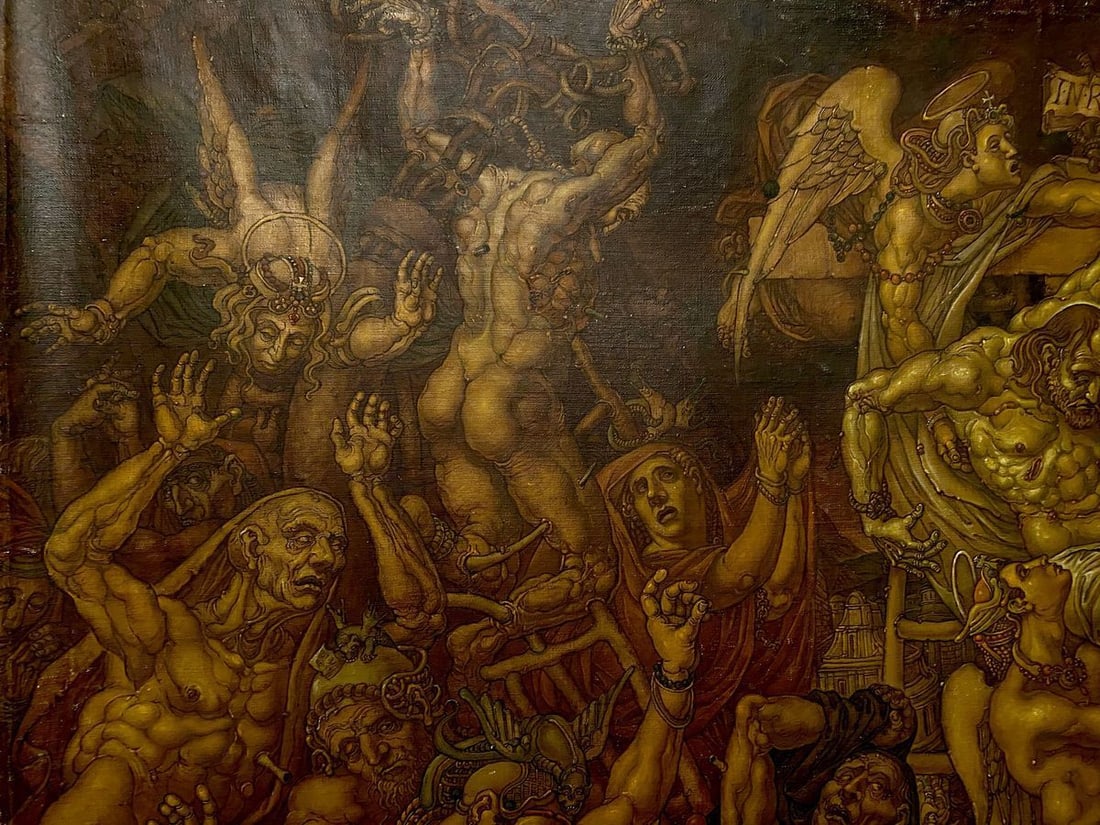 Oil painting Descent from the cross Litvinov Oleg Arkad'yevich - 7