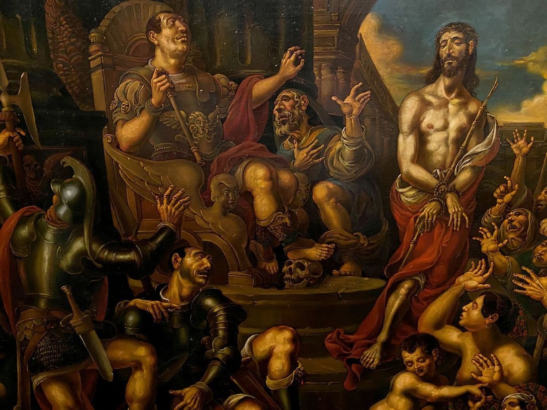 Oil painting Christ before Pilate Litvinov Oleg Arkad'yevich - 4