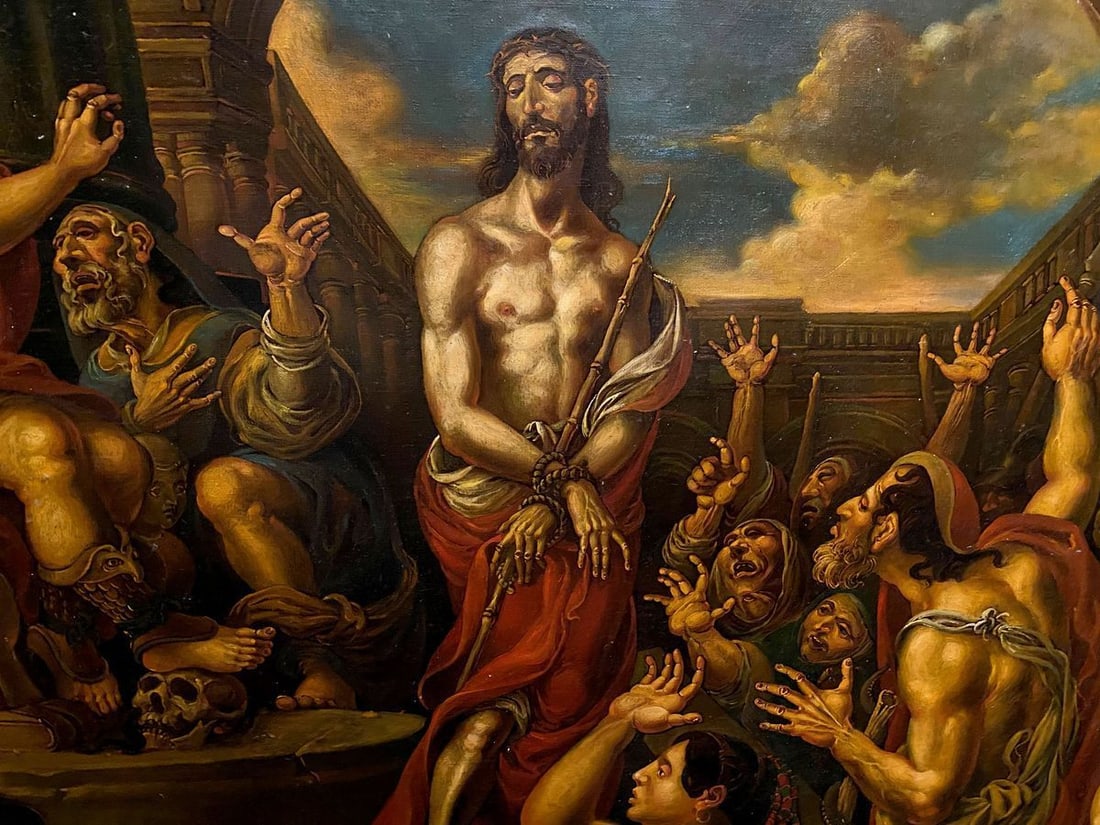 Oil painting Christ before Pilate Litvinov Oleg Arkad'yevich - 9