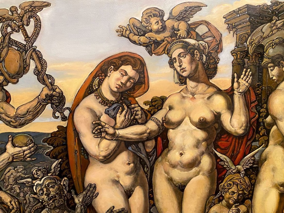 Oil painting The judgment of Paris Litvinov Oleg Arkad'yevich - 11