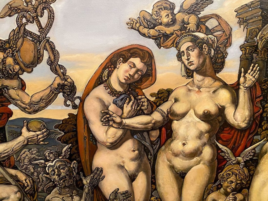 Oil painting The judgment of Paris Litvinov Oleg Arkad'yevich - 16