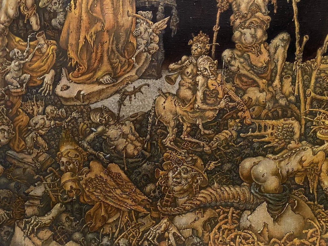 Oil painting 20th century apocalypse Litvinov Oleg Arkad'yevich - 10