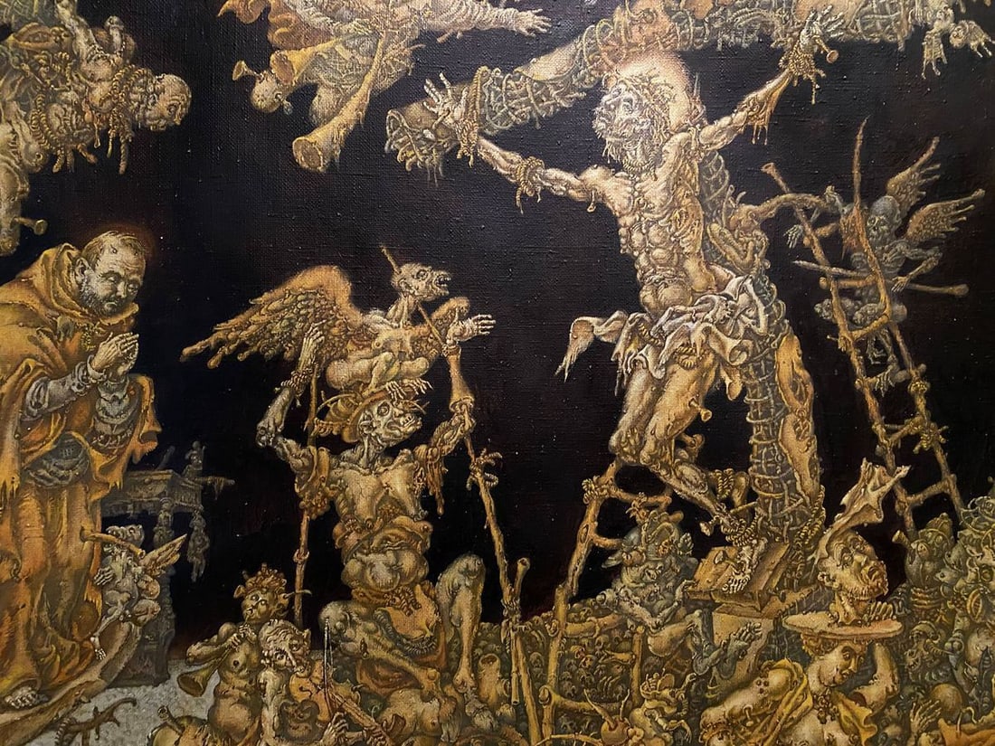 Oil painting 20th century apocalypse Litvinov Oleg Arkad'yevich - 13