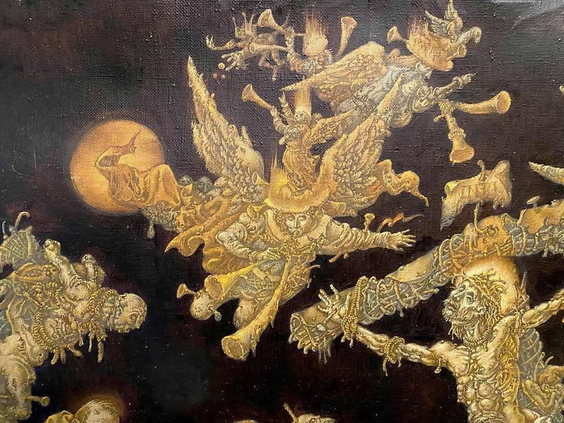Oil painting 20th century apocalypse Litvinov Oleg Arkad'yevich - 3