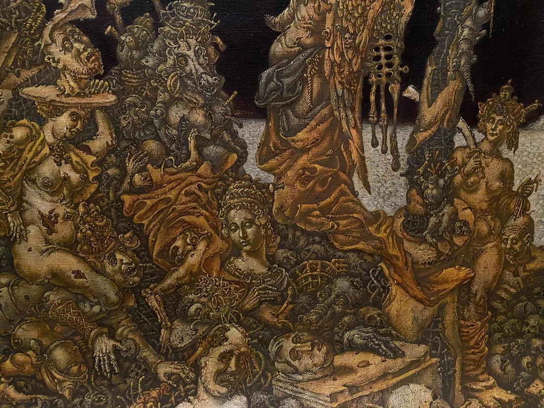 Oil painting 20th century apocalypse Litvinov Oleg Arkad'yevich - 8
