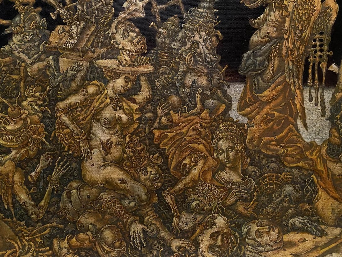Oil painting 20th century apocalypse Litvinov Oleg Arkad'yevich - 9
