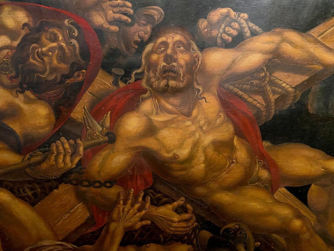 Oil painting Crucifixion of saint peter Litvinov Oleg Arkad'yevich - 3