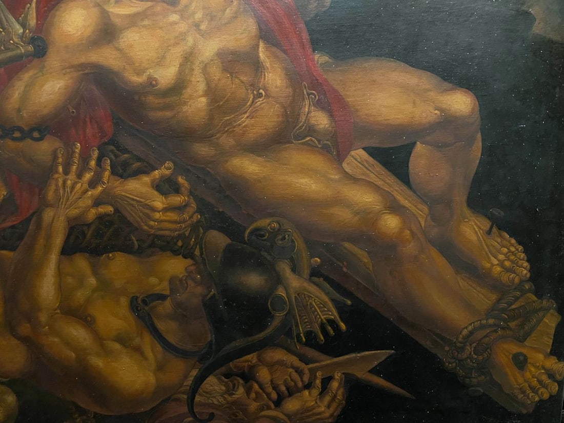 Oil painting Crucifixion of saint peter Litvinov Oleg Arkad'yevich - 8