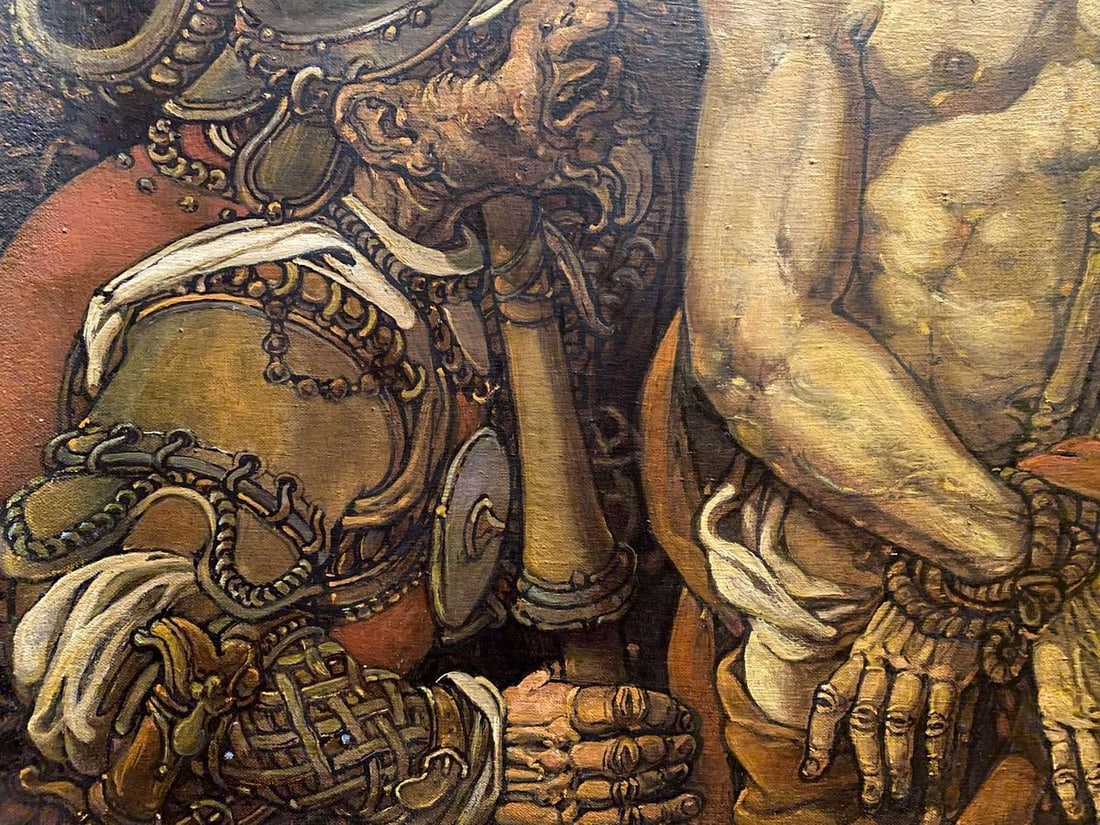 Oil painting The mockery of Christ Litvinov Oleg Arkad'yevich - 3