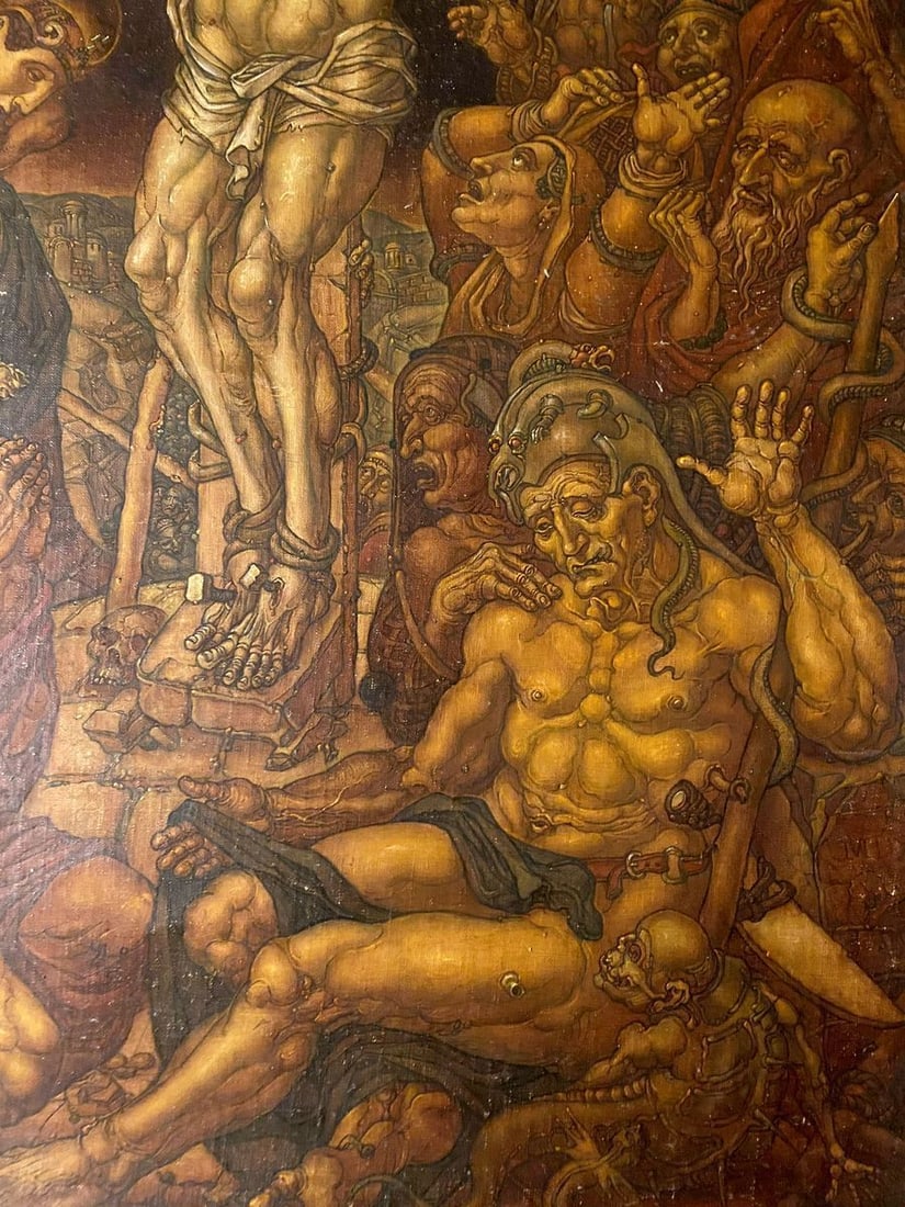 Oil painting Calvary 20th century Litvinov Oleg Arkad'yevich - 2