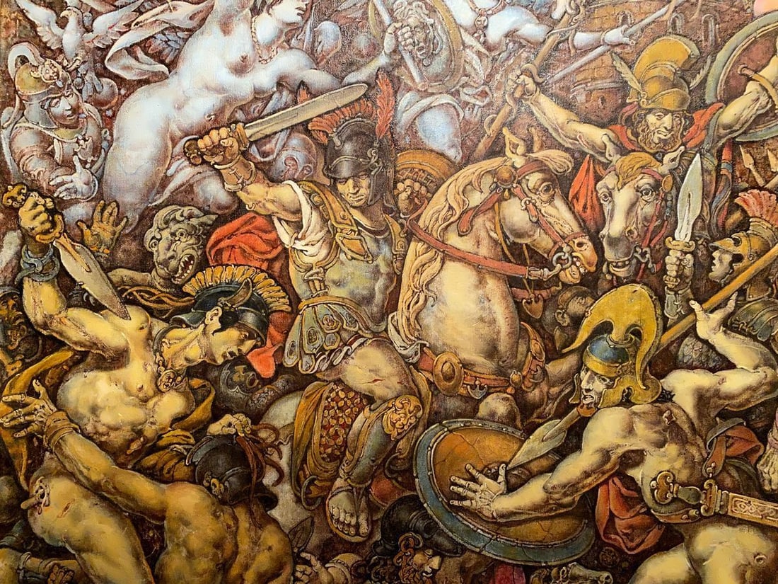 Oil painting Troy Litvinov Oleg Arkad'yevich - 12