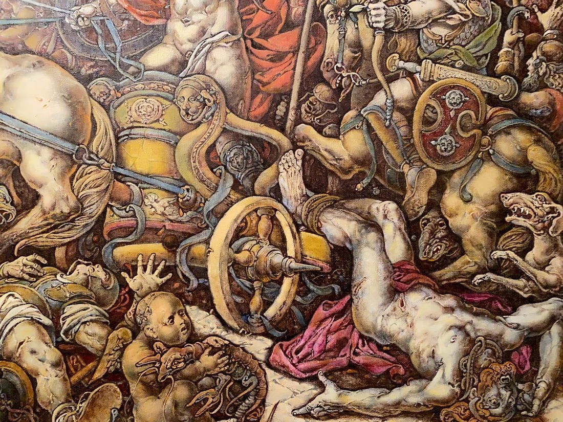 Oil painting Troy Litvinov Oleg Arkad'yevich - 2