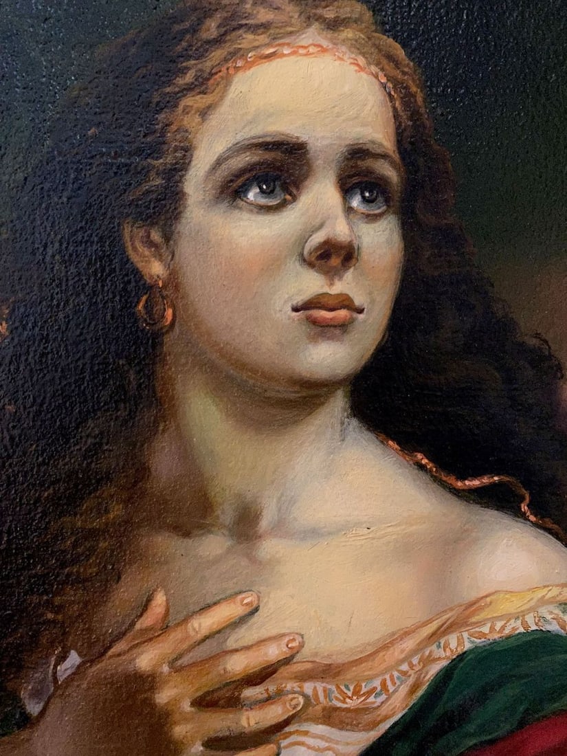 Oil painting Maria Magdalena Alexander Arkadievich Litvinov - 7