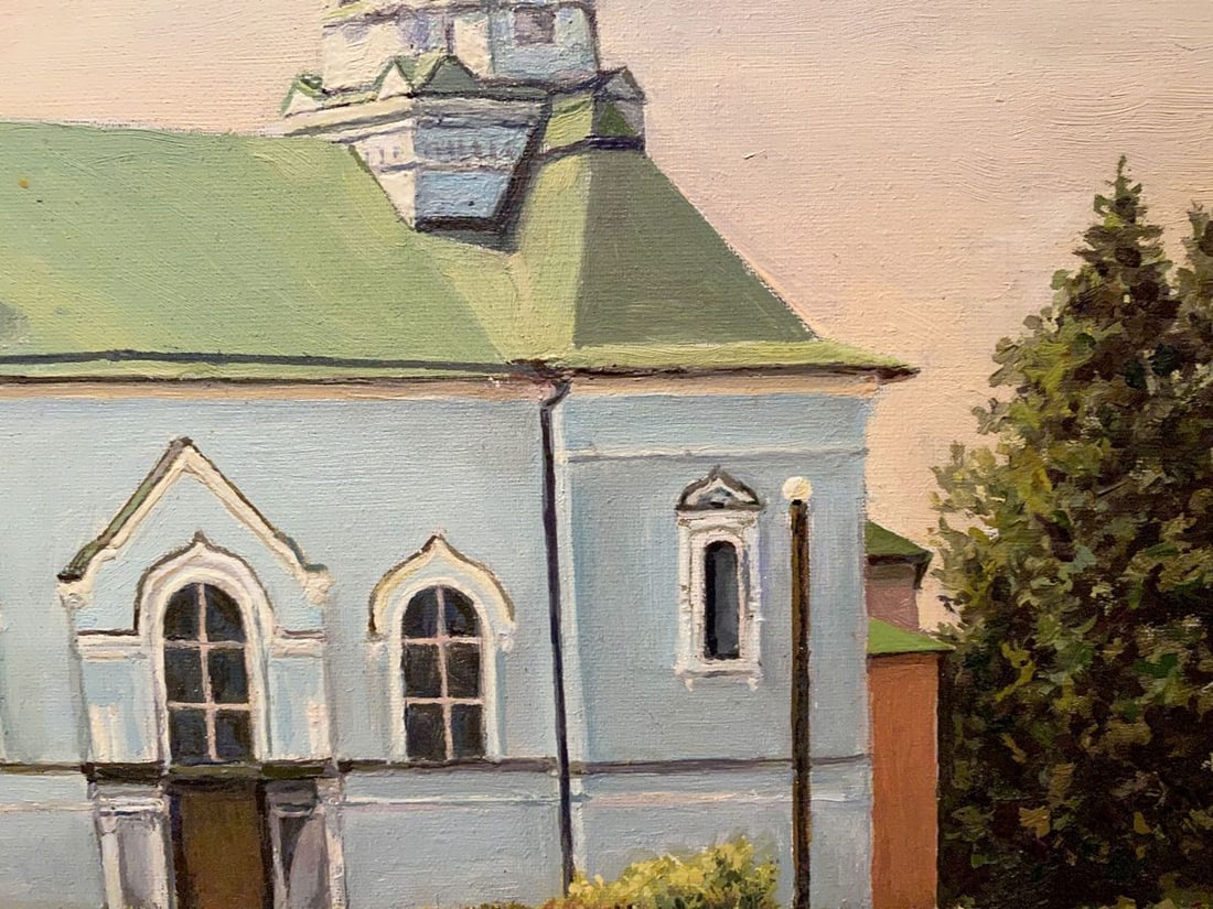 Oil painting Fraternal church Litvinov Arkady Petrovich - 9