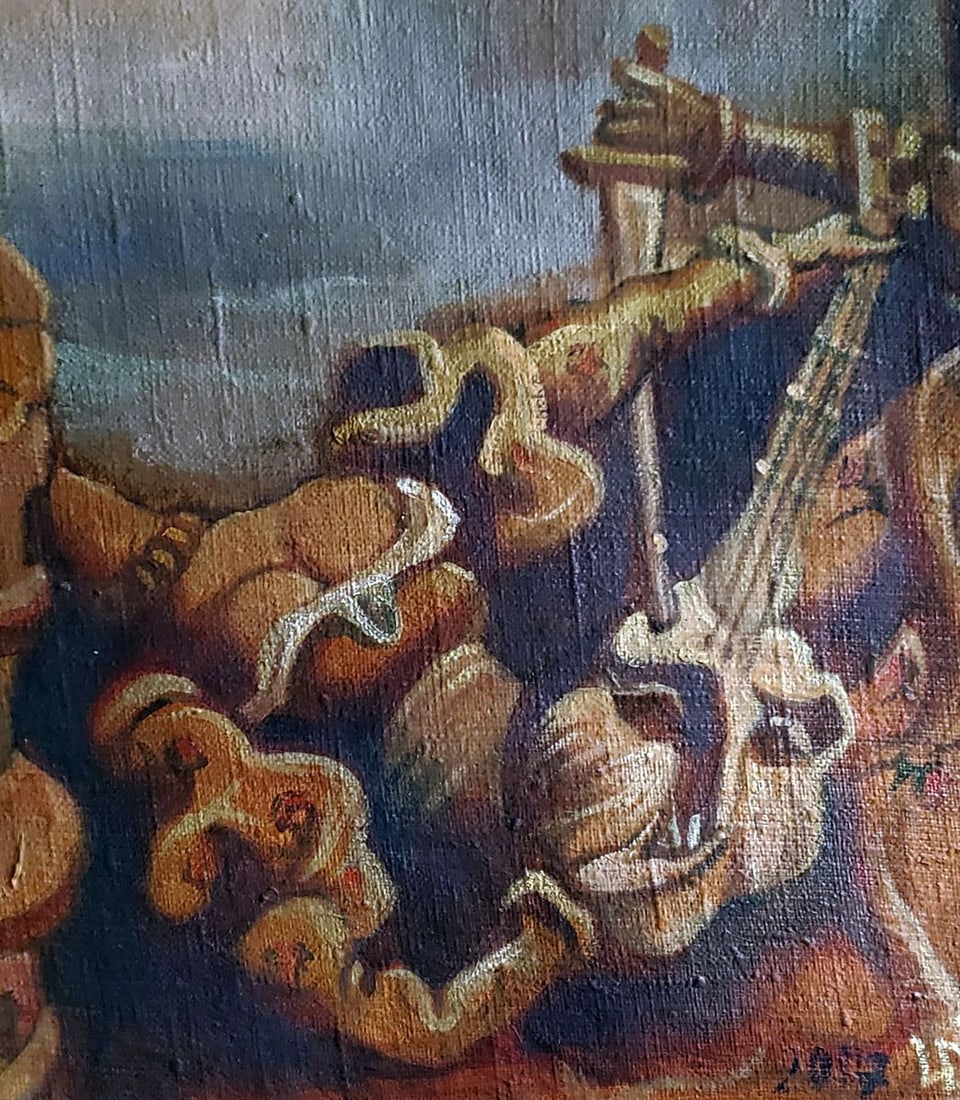 Oil painting The Temptations of Saint Anthony Daniil Litvinov - 3