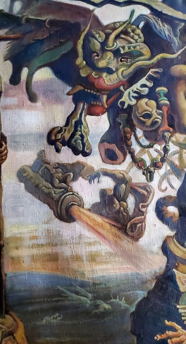Oil painting The Temptations of Saint Anthony Daniil Litvinov - 5