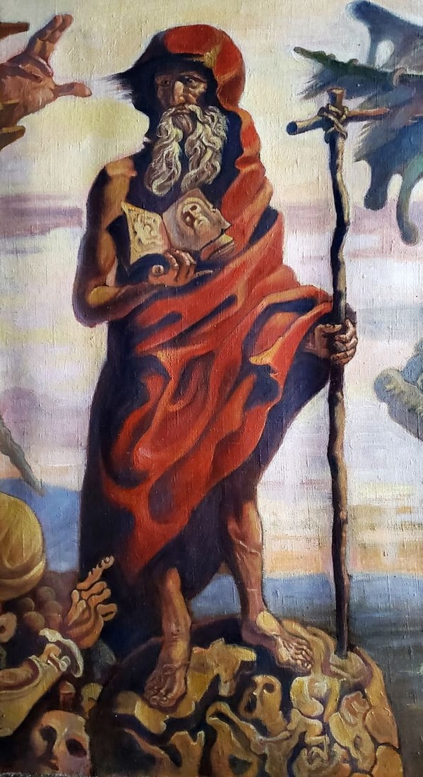 Oil painting The Temptations of Saint Anthony Daniil Litvinov - 6