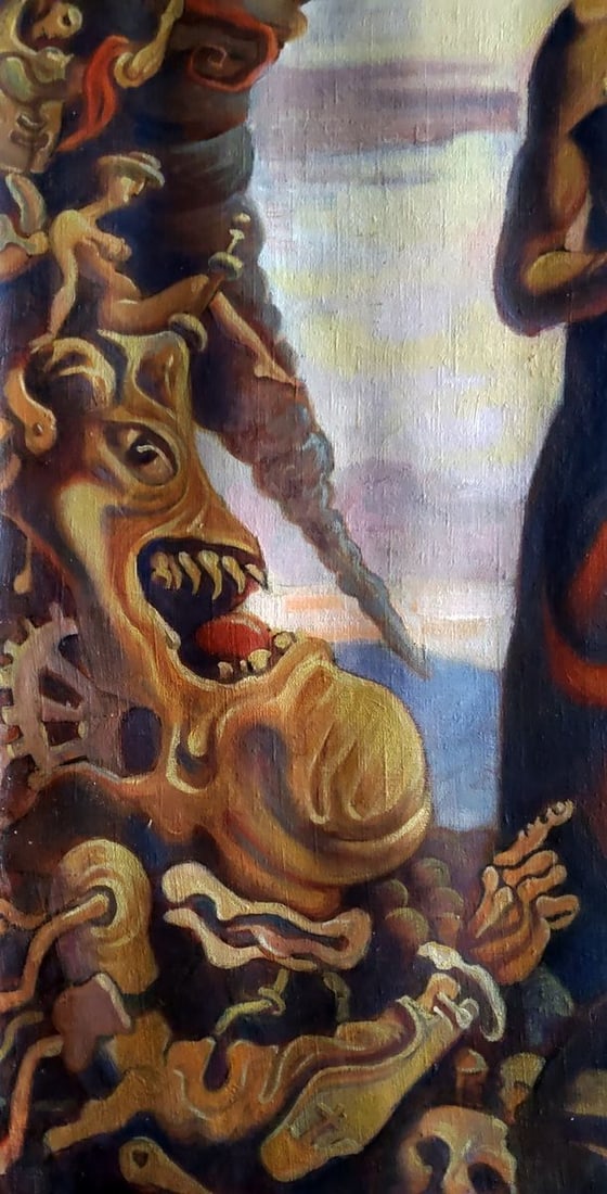 Oil painting The Temptations of Saint Anthony Daniil Litvinov - 7
