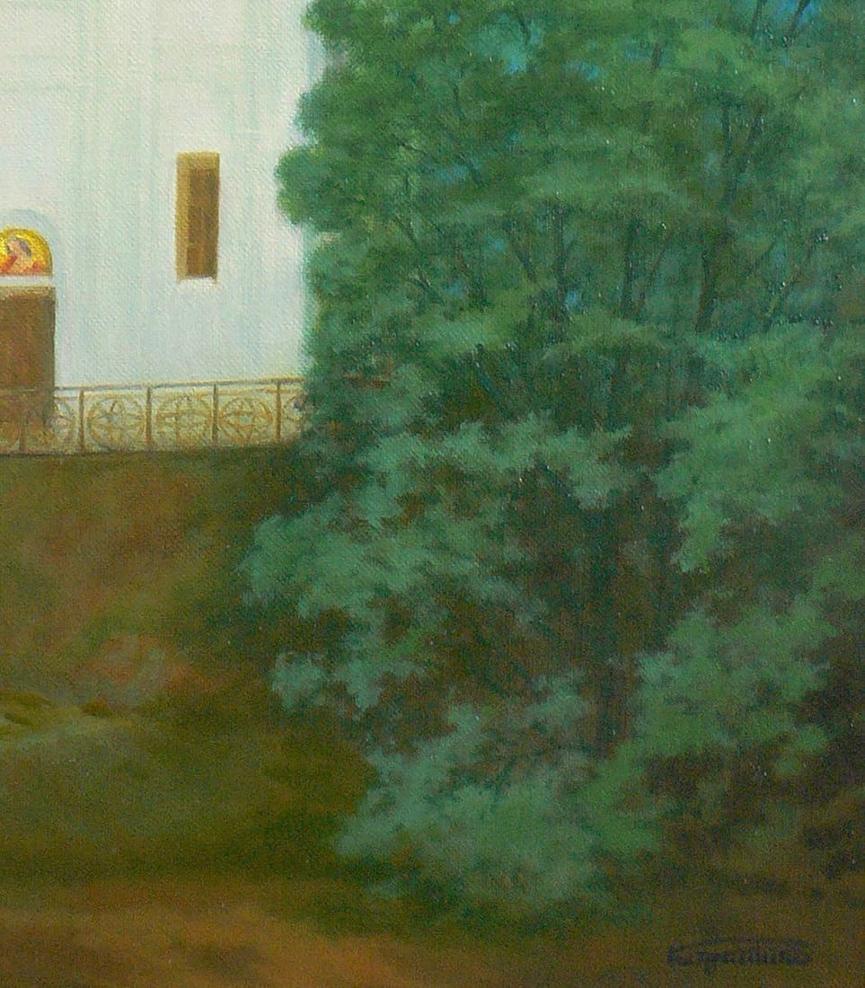 Oil painting Church of St. Nicholas Vasily Korkishko - 2