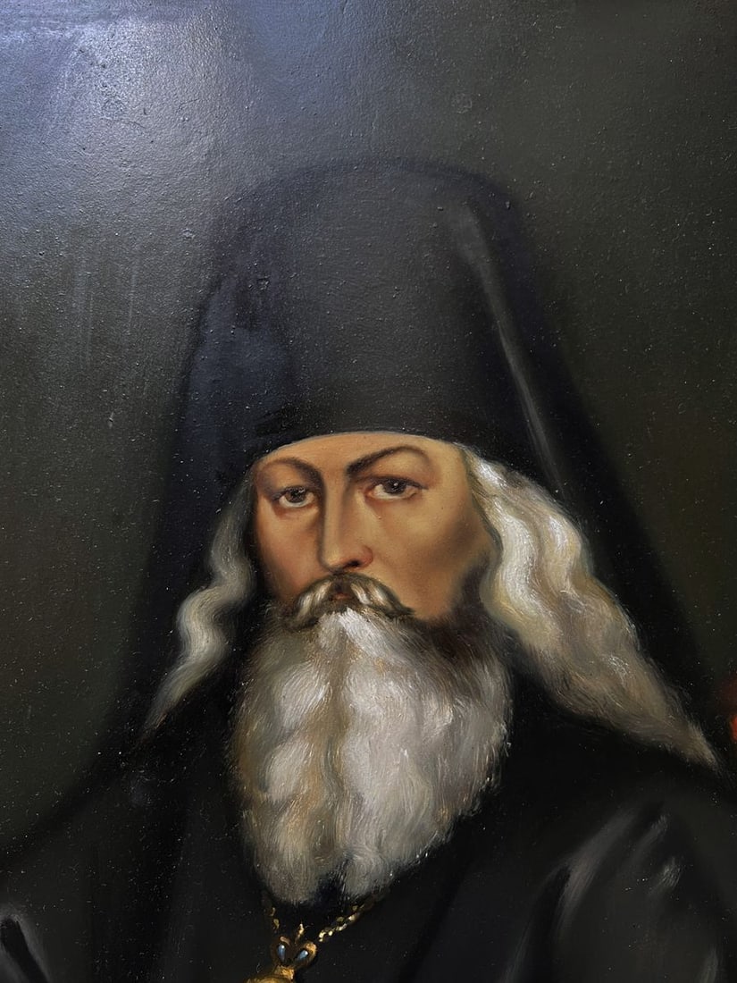 Oil painting Portrait of a pensive priest Oleksandr Gukalov - 4