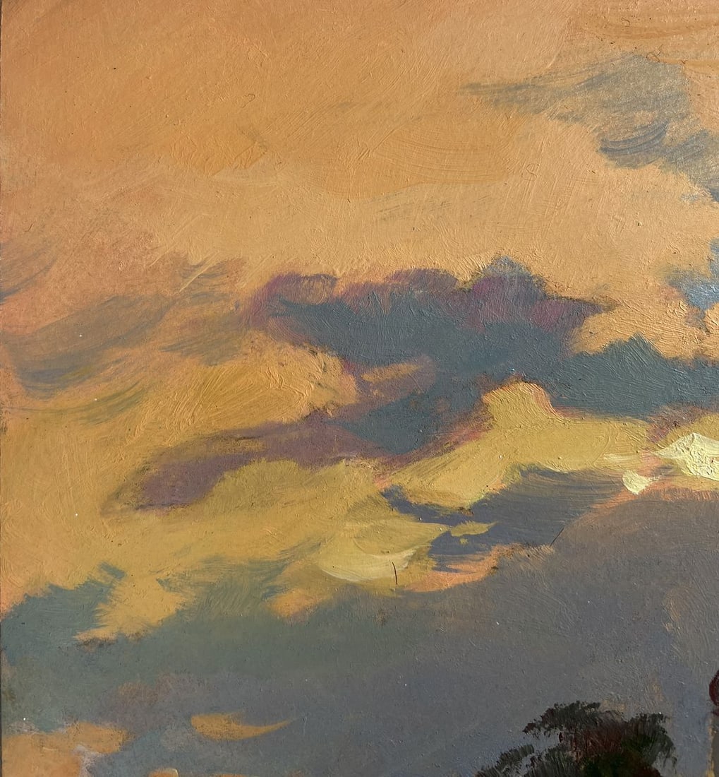 Oil painting The last rays over the temple Yuriy Suprunchuk - 4