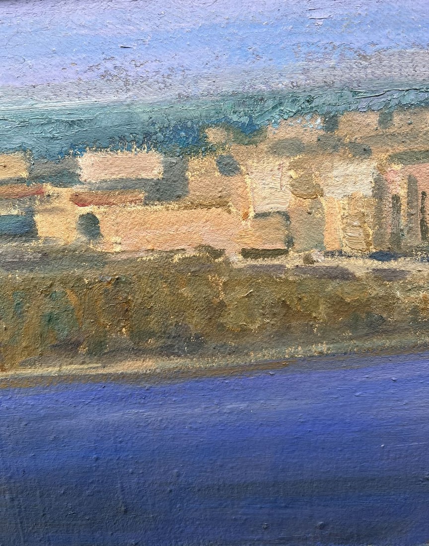 Oil painting It's March in the city V. Mishurovsky - 8