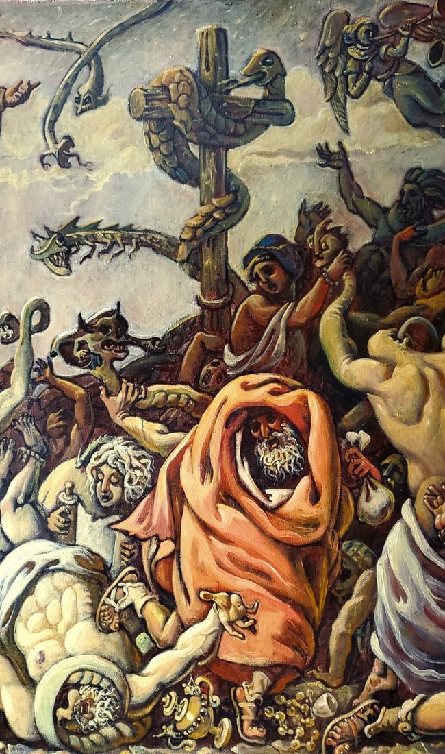 Oil painting The Copper Serpent Daniil Litvinov - 3