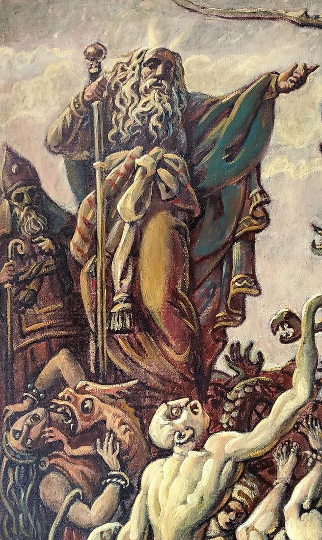 Oil painting The Copper Serpent Daniil Litvinov - 4