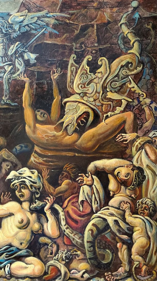 Oil painting The Copper Serpent Daniil Litvinov - 7