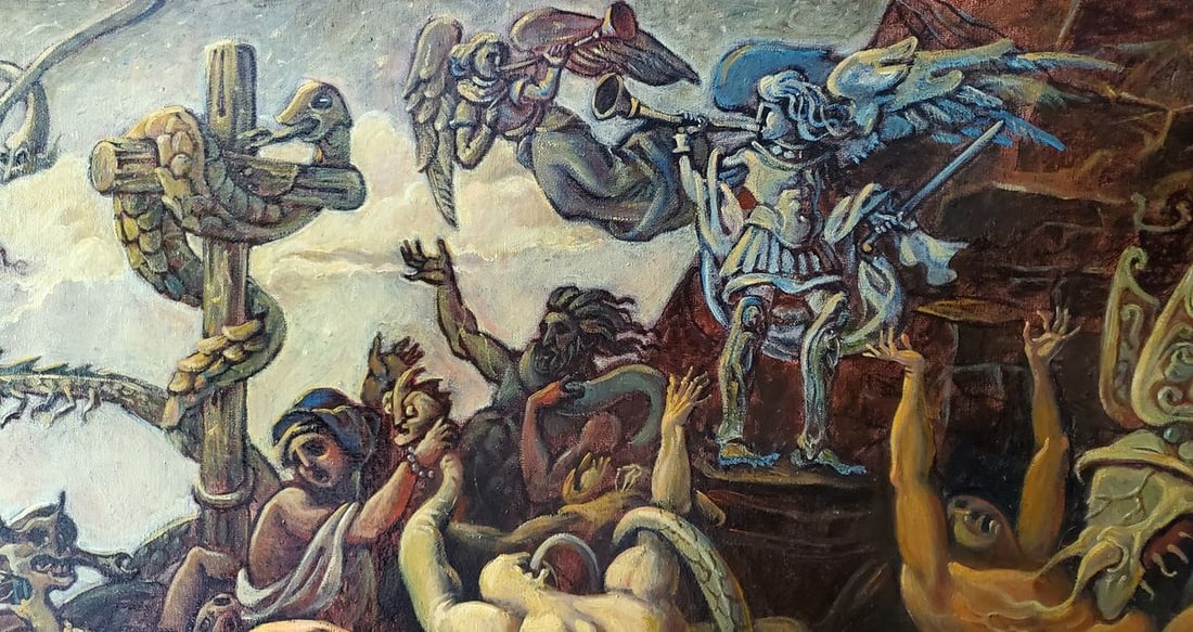 Oil painting The Copper Serpent Daniil Litvinov - 8