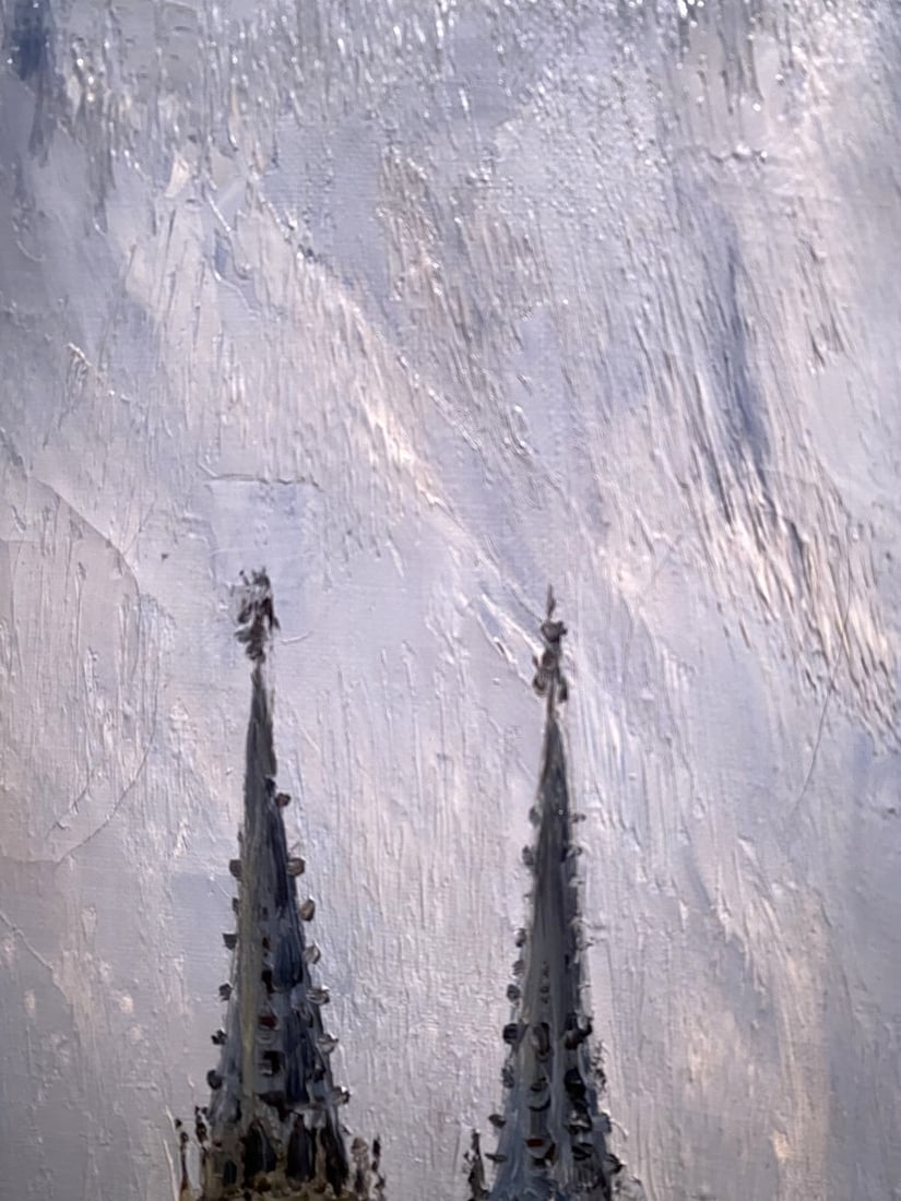 Oil painting St. Nicholas Church Vladimir Sadovoy - 6