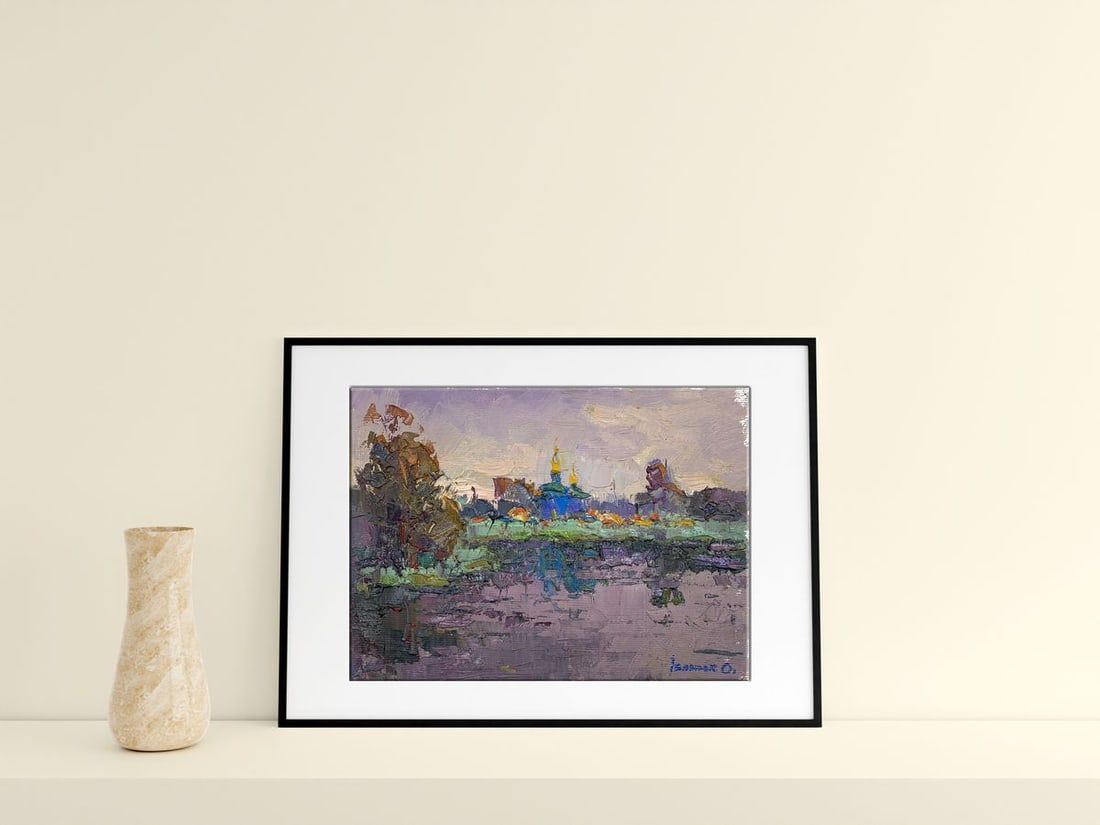 Oil painting Evening bell Kalenyuk Oksana - 3