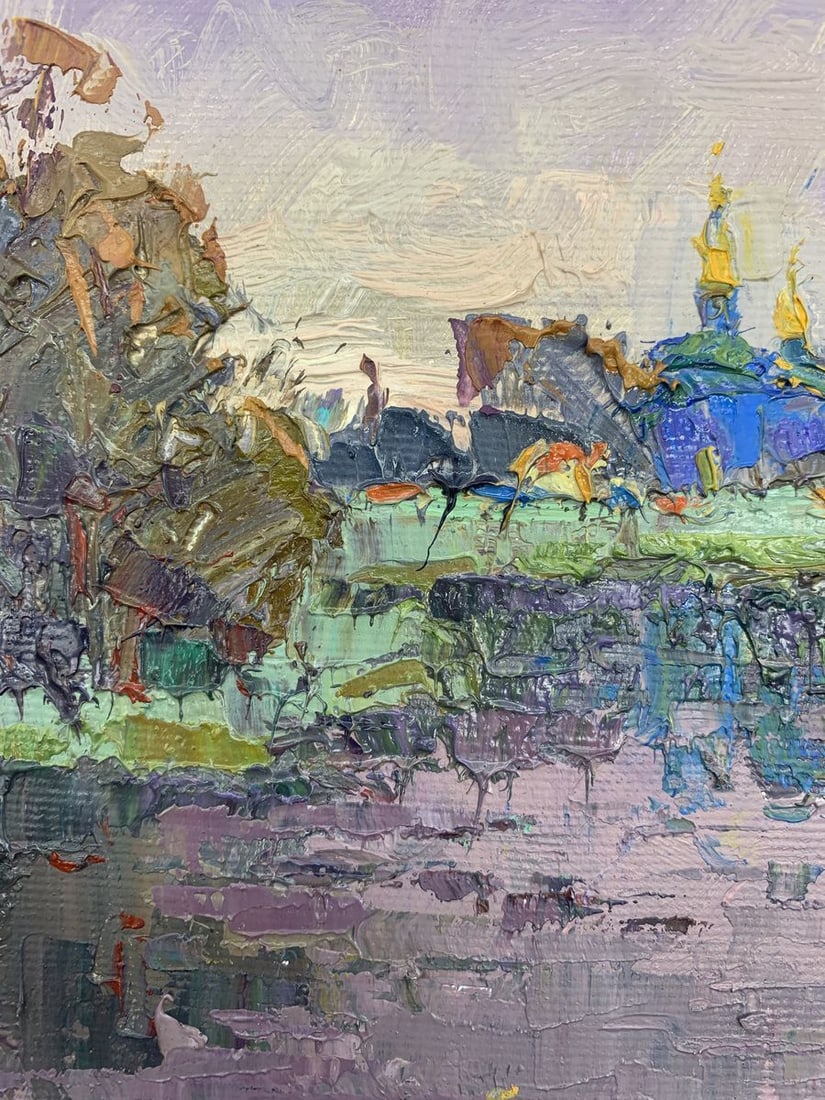 Oil painting Evening bell Kalenyuk Oksana - 5