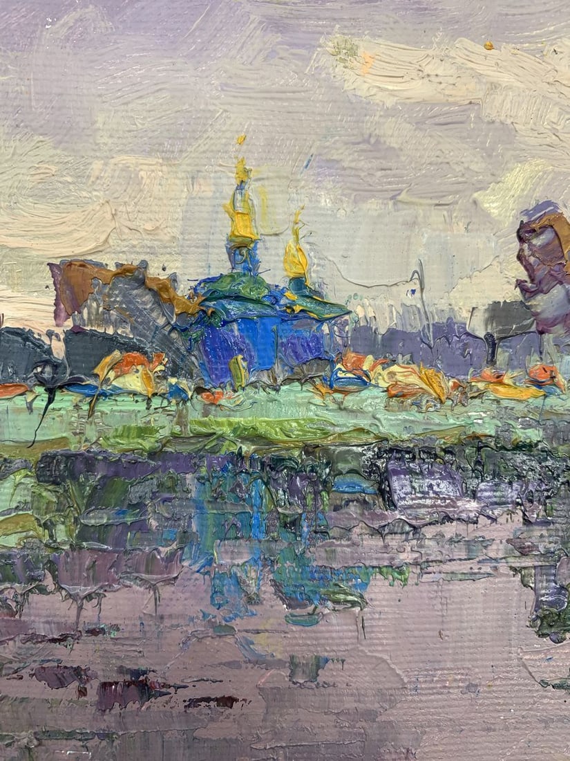 Oil painting Evening bell Kalenyuk Oksana - 6