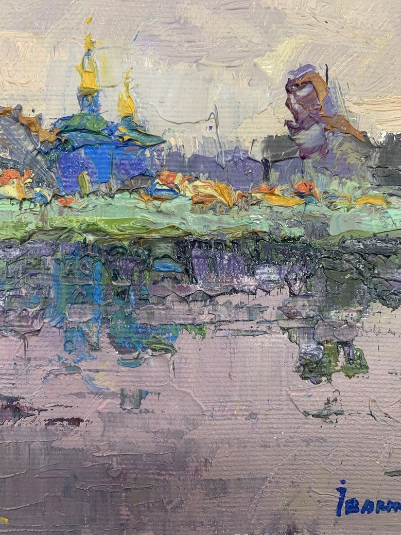 Oil painting Evening bell Kalenyuk Oksana - 7