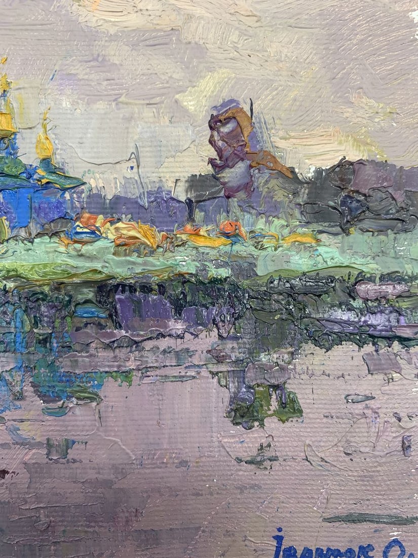 Oil painting Evening bell Kalenyuk Oksana - 8