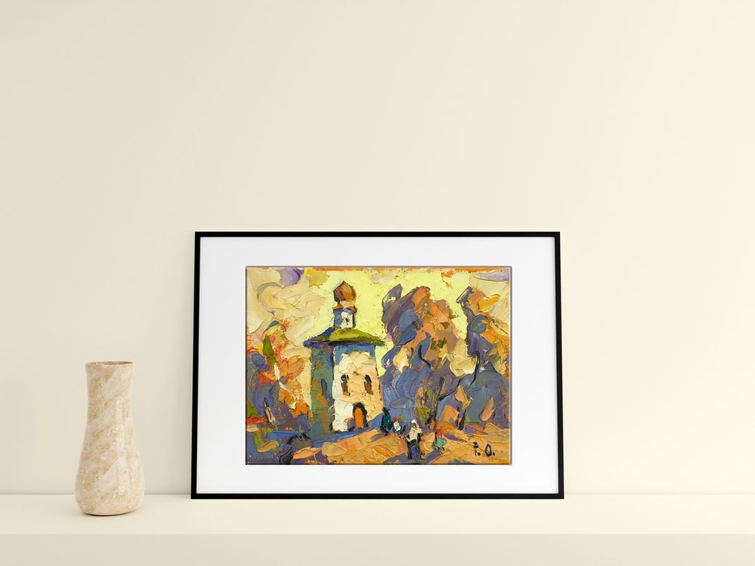 Oil painting Evening meal Kalenyuk Oksana - 2