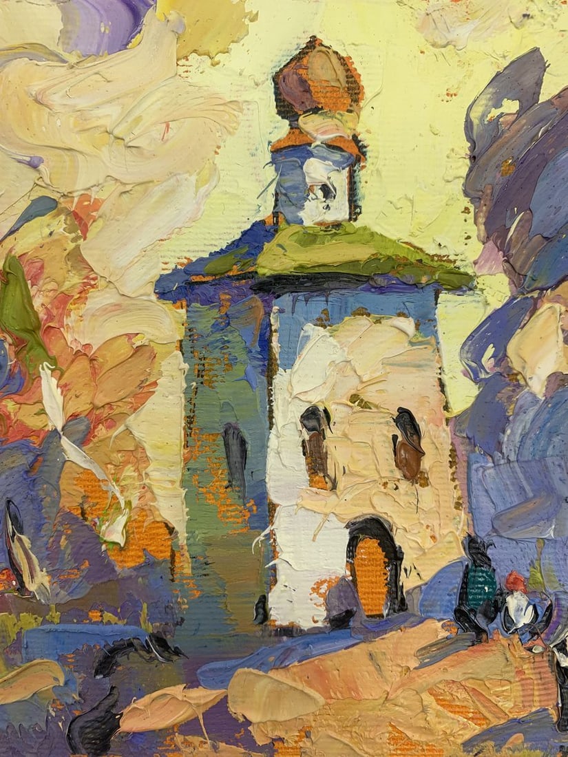 Oil painting Evening meal Kalenyuk Oksana - 4