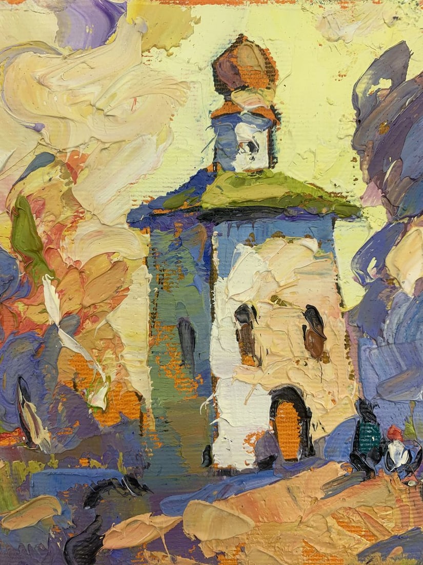 Oil painting Evening meal Kalenyuk Oksana - 5