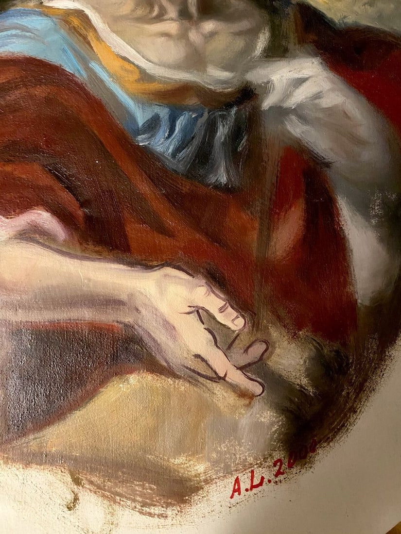 Oil painting Jesus Christ Alexander Arkadievich Litvinov - 2