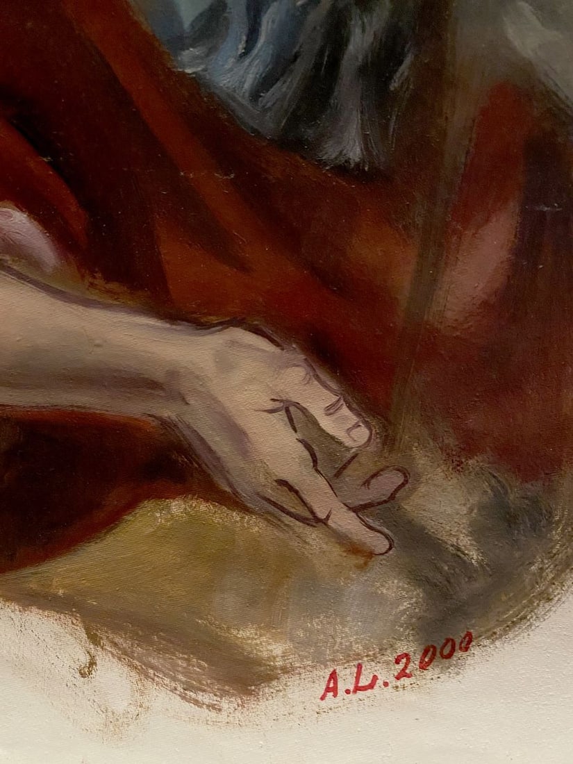 Oil painting Jesus Christ Alexander Arkadievich Litvinov - 4