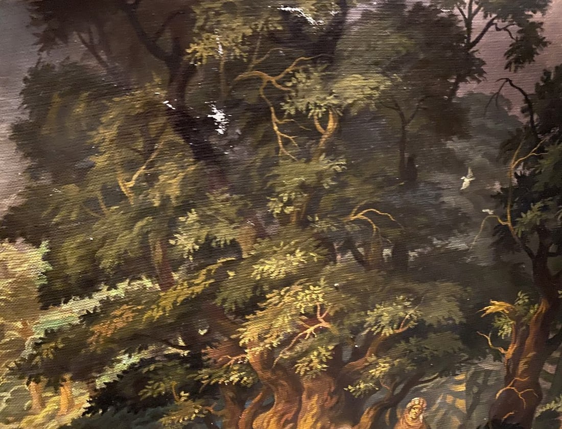 Oil painting The appearance of the angels to Abraham Alexander Arkadievich Litvinov - 9