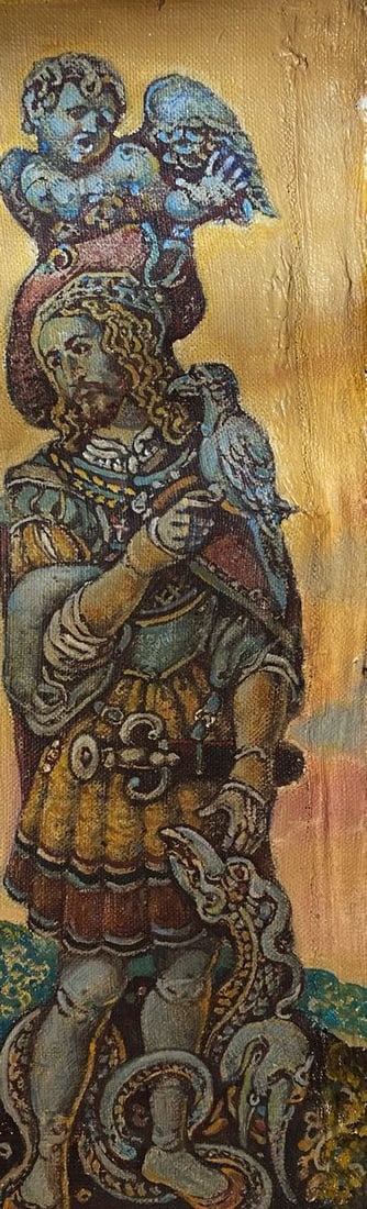Oil painting Durer and his time Litvinov Oleg Arkad'yevich: Title: Oil painting Durer and his time Litvinov Oleg Arkad'yevich Description: NoLitv 329 *** ABOUT THIS PAINTING *** * TITLE: "Durer and his time" - part one * ARTISTS: Litvinov Oleg Arkad'yevich *