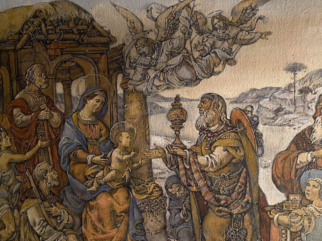 Oil painting Adoration of the Magi Litvinov Oleg Arkad'yevich - 3