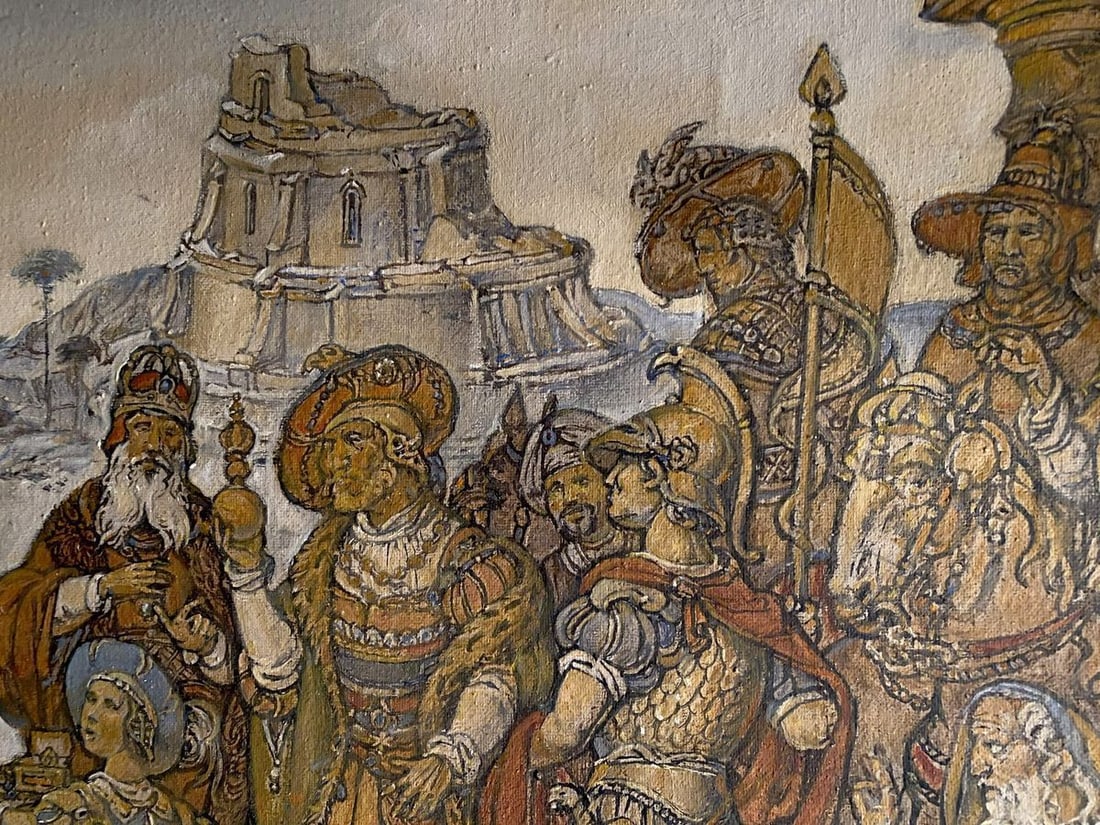 Oil painting Adoration of the Magi Litvinov Oleg Arkad'yevich - 7