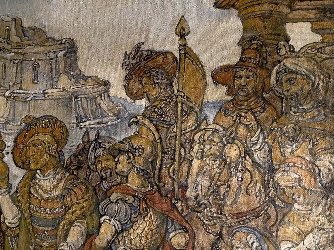 Oil painting Adoration of the Magi Litvinov Oleg Arkad'yevich - 8