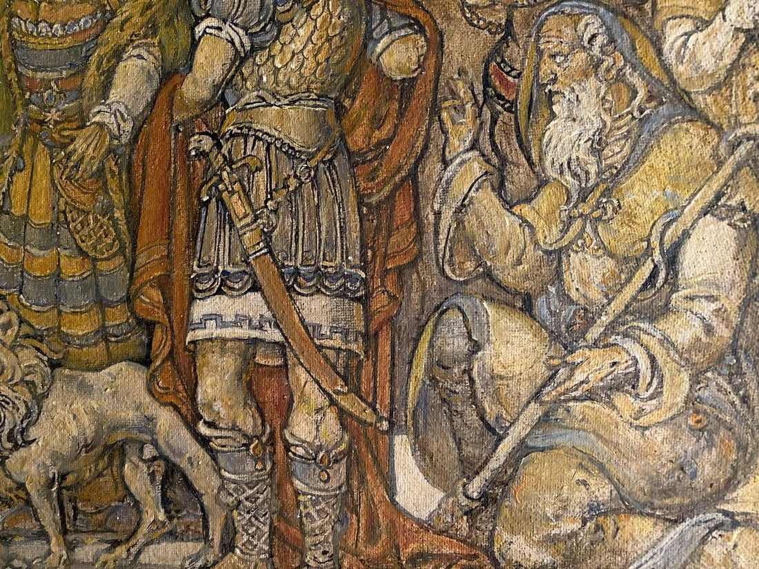 Oil painting Adoration of the Magi Litvinov Oleg Arkad'yevich - 9