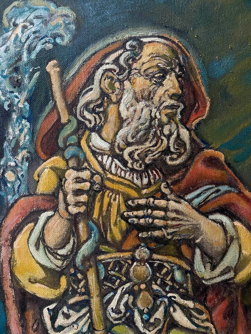Oil painting Sacrifice of Abraham Litvinov Oleg Arkad'yevich - 6