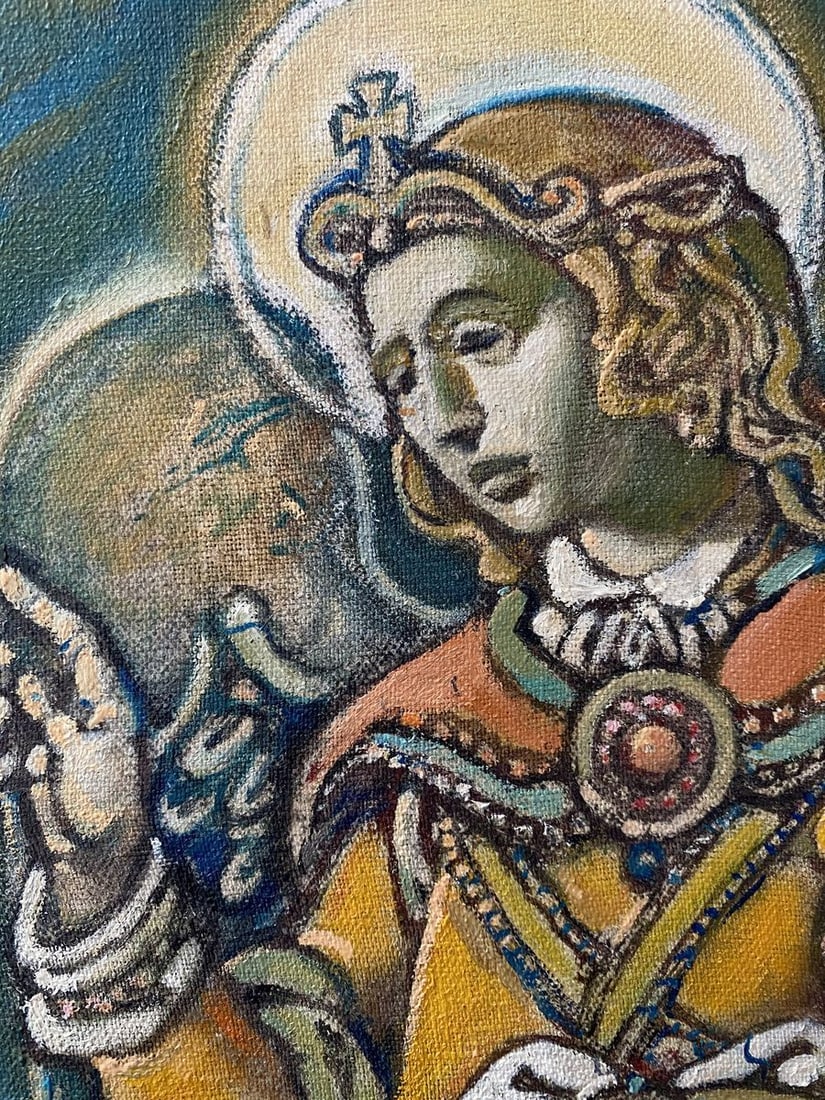 Oil painting Sacrifice of Abraham Litvinov Oleg Arkad'yevich - 8