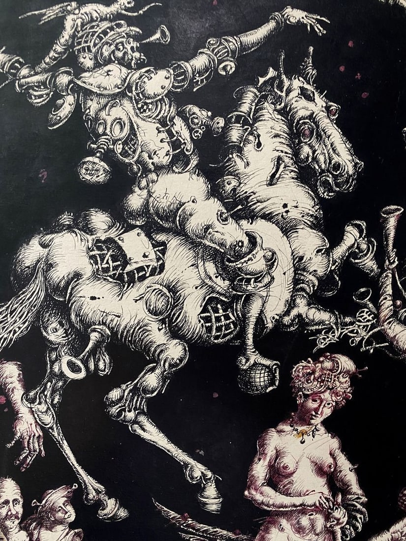 Ink painting Triumph of Leda Litvinov Oleg Arkad'yevich - 7